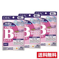 ●3個セット・メール便・送料無料●DHC 持続型 ビタミンBミックス 60日分(120粒入)　サプリメント 代引き不可