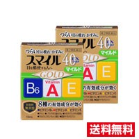 ●2個セット・メール便・送料無料●ライオン　スマイル４０ＥＸ ゴールドマイルド13ml 【第2類医薬品】代引き不可　送料無料