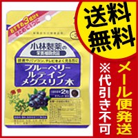 小林製薬の栄養補助食品 ブルーベリールテインメグスリノ木　60粒【代引き不可　メール便　送料無料】