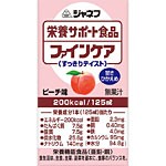 ジャネフ 栄養サポート食品 ファインケア すっきりテイスト ピーチ味  125mL　介護食