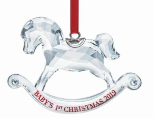 スワロフスキー Swarovski 馬 ベビーファースト クリスマス オーナメント 2019年度限定生産品 5439947