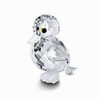 スワロフスキー Swarovski 2006年 廃盤品 置物 アヒル  スタンディングダック(Mini) フィギュア 012728