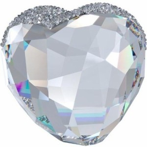 スワロフスキー Swarovski 『Love Heart, Crystal (L)』 1143413
