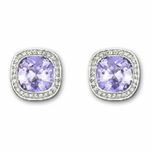 スワロフスキー Swarovski 『Simplicity Provence Lavender ピアス』 1144262