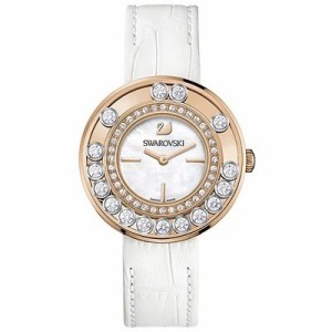 スワロフスキー Swarovski 腕時計 Lovely Crystals White Rose Gold Tone ウォッチ 1187023