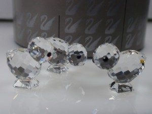 スワロフスキー Swarovski 2006年 廃盤品 『ひよこ 3匹セット』 14824