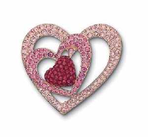 スワロフスキー Swarovski 『2005 Annual Edition Heart ブローチ』 1514915