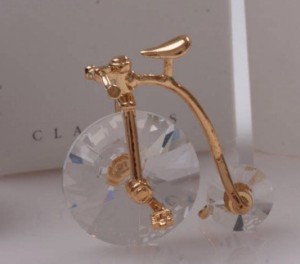 スワロフスキー Swarovski 1998年 廃盤品 『ペニー・ファージング自転車』 180578