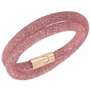 スワロフスキー Swarovski 『Stardust Pink Double ブレスレット, M』 5089853