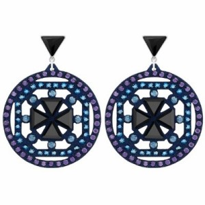 スワロフスキー Swarovski 『Belle Geometric Blue ピアス』 5100089