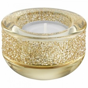 スワロフスキー Swarovski 『Shimmer ティーライトキャンドルホルダー Golden Shadow』 5108877