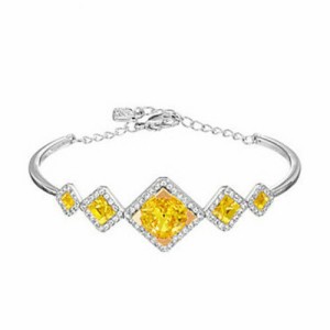 スワロフスキー Swarovski Sunflower Aber Crystal CARINA ブレスレット ひまわり 5133374