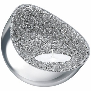 スワロフスキー Swarovski 『Minera キャンドルホルダー, Silver Tone』 5265143