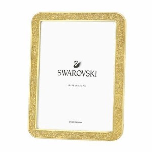 スワロフスキー Swarovski　写真立て Minera フォトフレーム Gold Tone 5351297