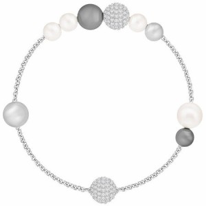 スワロフスキー Swarovski 『Remix Collection Mixed Gray Crystal Pearl ブレスレット』 5365739