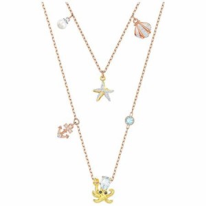 スワロフスキー Swarovski 海の生き物 2連 OCEAN ネックレス 5446664