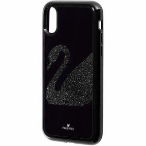 スワロフスキー Swarovski Swan Fabric Smartphone ケース(カバー付き) iPhone X/XS 用 5458420