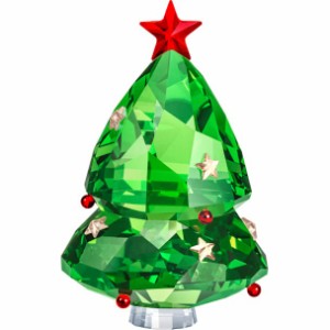 スワロフスキー Swarovski 置物 クリスマスツリー Green 5464888