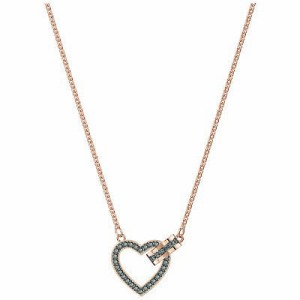 スワロフスキー Swarovski グレー ハート LOVELY ネックレス 5465686