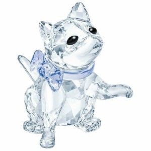 スワロフスキー Swarovski 置物 猫 子ネコ クリスタル 5465837