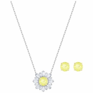 スワロフスキー Swarovski ネックレス ピアス 太陽 SUNSHINE セット 5480464