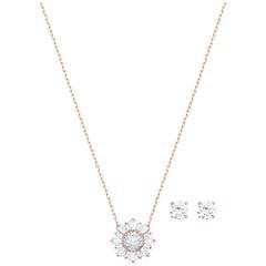 スワロフスキー Swarovski ネックレス ピアス 太陽 SUNSHINE セット 5480468