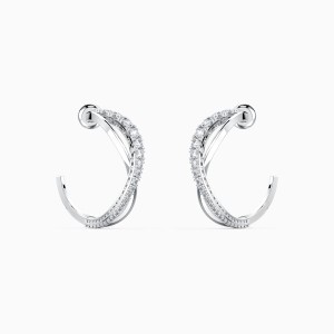 スワロフスキー Swarovski TWIST フープピアス 5563908