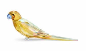 スワロフスキー Swarovski 置物 Jungle Beatsキイロインコ Lechee 5619217