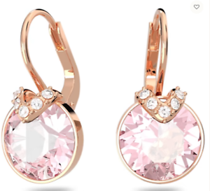 Swarovski Bella V Earrings Nuncil Women Rose Gold Earrings 5662114