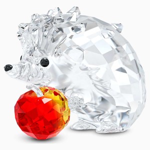 スワロフスキー Swarovski ハリネズミとリンゴ 5532203