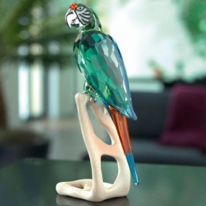 スワロフスキー Swarovski 『コンゴウインコ(緑)』 Chrome Green 685824