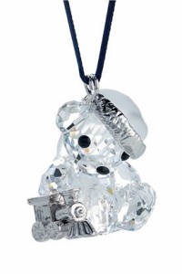 スワロフスキー Swarovski クリスタル クマ 『クリスベアと機関車』 718991