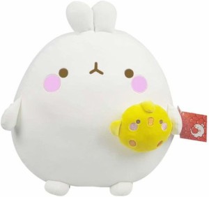 MOLANG モラン＆ピヨピヨ ピローぬいぐるみ スーパーソフト うさぎ ひよこ 16インチ