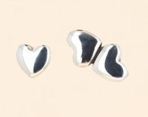 Philippe Audibert フィリップオーディベール EARRINGS WANDA DOUBLE COEUR シルバー イヤリング