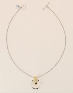 Philippe Audibert フィリップオーディベール NECKLACE EBBA シルバー＆ゴールド ネックレス