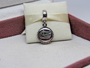 Pandora パンドラ チャーム フロリダ ゲイタ― Florida Gators Charm ワニ 緑