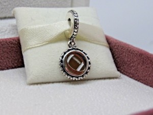 Pandora パンドラ チャーム Football Dangle Charm ラグビー フットボール ハート