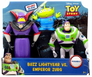 トイ・ストーリー4 Buzz Lightyear vs. Emperor Zurg バズ・ザーグ・グリーンメン フィギュア