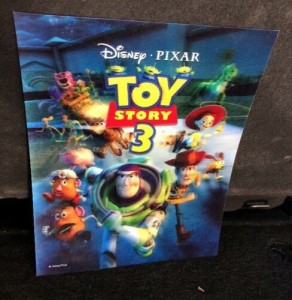 トイストーリー3 Lenticular Lithograph Woody Buzz & Cast