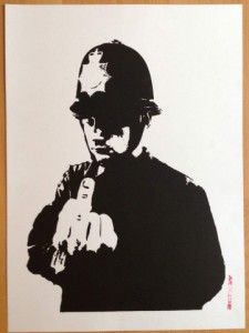 Banksy バンクシー RUDE COPPER シルクスクリーン プリント WCP SCREEN PRINT 現代アート 限定品 希少