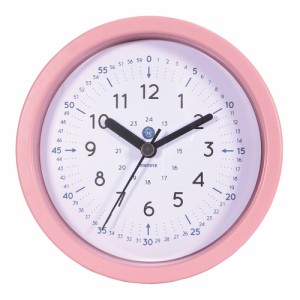 クツワ KUTSUWA こどもの学習時計 ローズピンク ME214RD 勉強 時間 計画 スケジュール 予定 確認 組み合わせ 管理 子供 子ども 自宅 家 