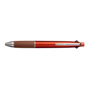 【メール便なら送料290円】＜三菱鉛筆＞ ジェットストリーム 4＆1 多機能ペン（4色+シャープペン） 0.5mm 極細 ブラッドオレンジ MSXE510