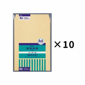 オキナ okina 開発封筒 2号 (角形2号) KK2 10枚 請求書 納入書 領収書 領収証 案内状 資料 月謝 給料 郵便 郵送 送付 発送 サイズ クラフ