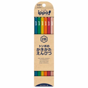 トンボ鉛筆 Tombow かきかた鉛筆 ナチュラル ２Ｂ KB-KNN04-2B 小学校 学童 ダース