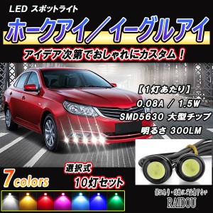 86 ZN6 ホークアイ イーグルアイ LED スポットライト デイライト 10個入り