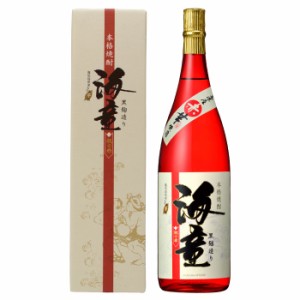 送料無料 濱田酒造 25度 海童祝の赤（箱付）1.8L瓶×1ケース（全6本）