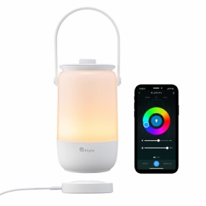 LED電球 ホームランタン ランプ ライト 調光 RGB調色 電球 プラススタイル Amazon Alexa Google Home 新品 あす着 : PS-BSL-W02         