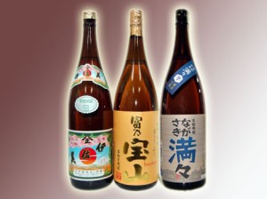 お歳暮 伊佐美　富乃宝山・ながさき満々芋・セット各1800ml×１ 送料無料限定