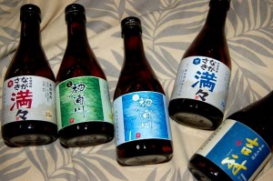 送料無料 長崎焼酎 芋・麦小瓶のみくらべ5本セット・300ml　化粧箱お入れしてお届け