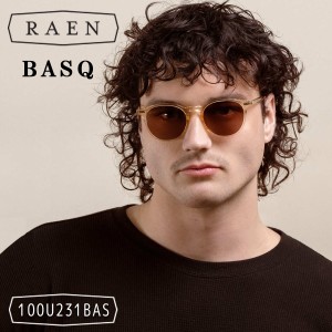 RAEN レイン サングラス BASQ アウトドア 釣り 海 自転車 サイクリング メンズ レディース ユニセックス シャンパン・クリスタル製フレー